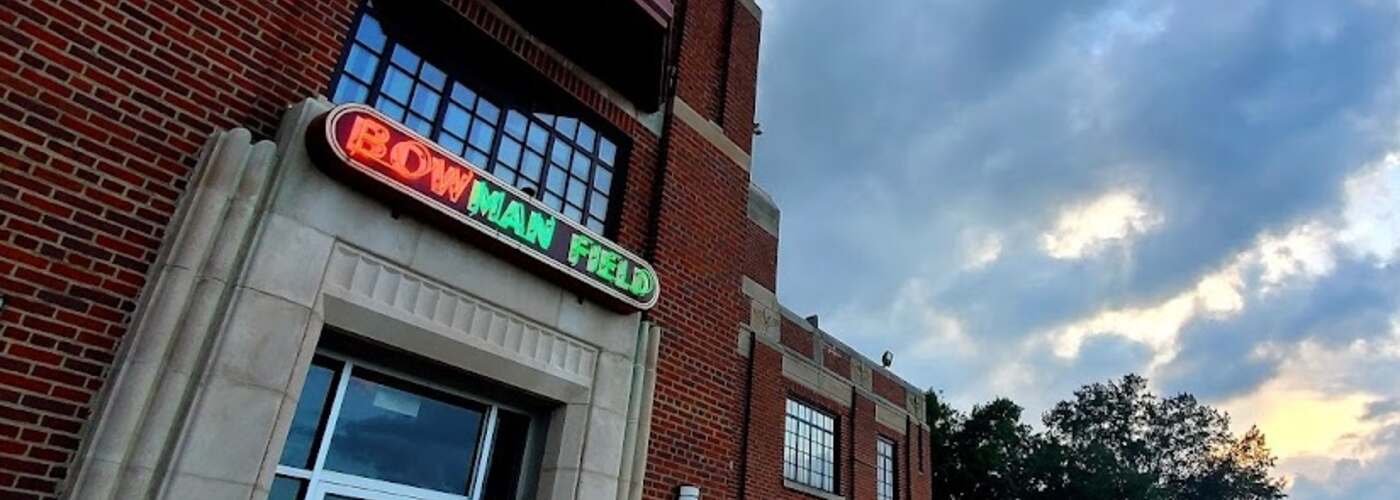 The therapy office at Bowman Field — teal walls, natural light, river views